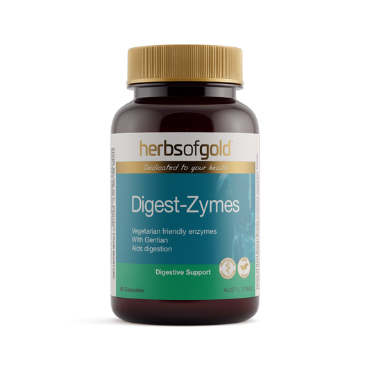 Herbs of Gold Digest-Zymes — 60 Capsules
