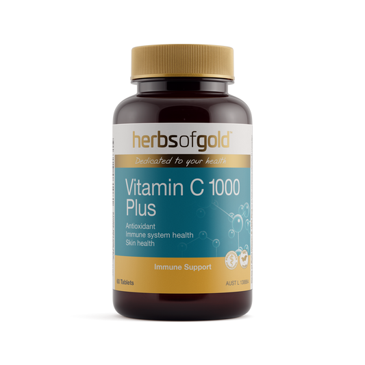 Herbs of Gold Vitamin C 1000 Plus Zinc & Bioflavonoids — 60 Tablets