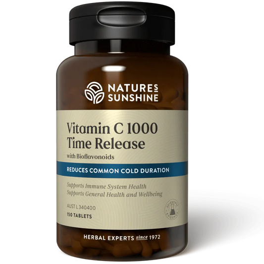 Nature's Sunshine Vitamin C 1000 Time Release — 150 Tablets